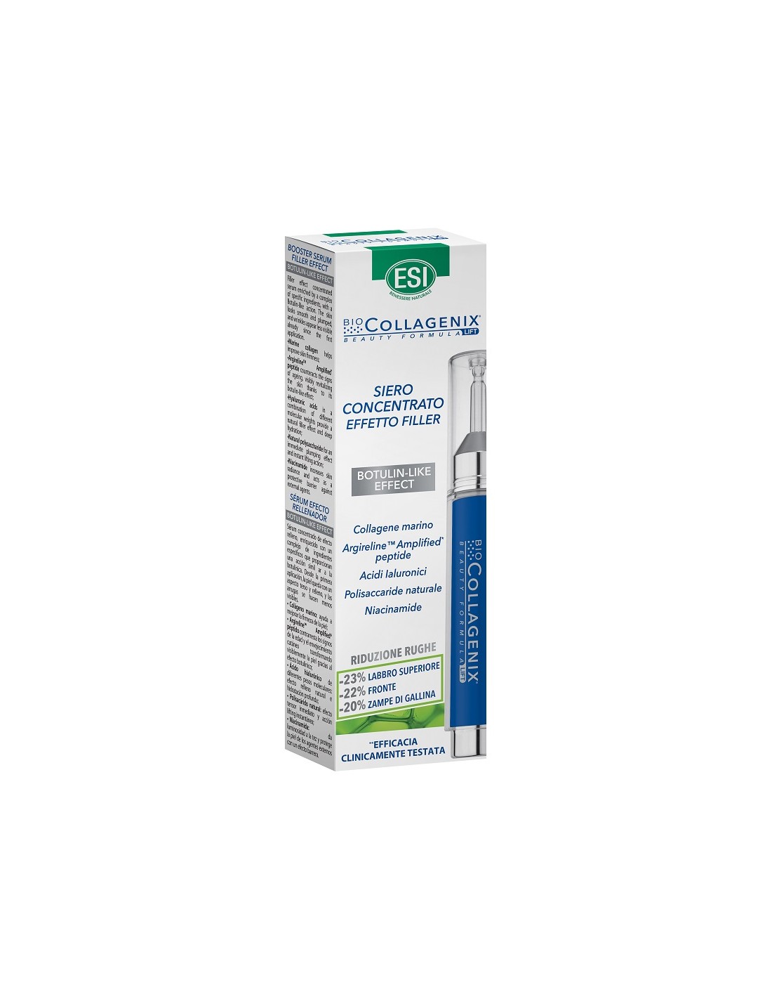 ESI BIOCOLLAGENIX SIERO CONCENTRATO EFFETTO FILLER - fitfarma.it