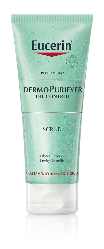 EUCERIN DERMOPURIFYER OIL CONTROL SCRUB 100 ML - fitfarma.it