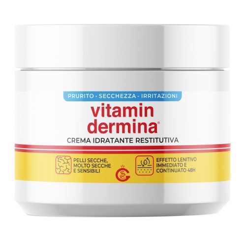 VITAMINDERMINA CREMA IDRATANTE RESTITUTIVA 400 ML - fitfarma.it