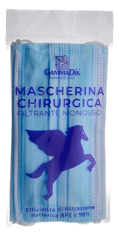 MASCHERINA CHIRURGICA 3 PEZZI GAMMADIS - fitfarma.it