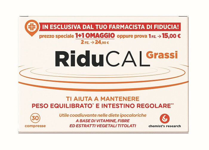 RIDUCAL GRASSI 30 COMPRESSE - fitfarma.it
