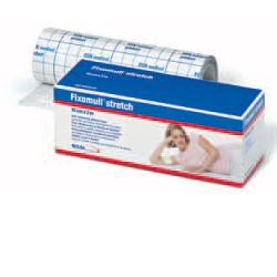 FASCIA AUTOADESIVA IPOALLERGENICA FISSAGGIO CATETERI FIXOMULL STRETCH. SUPPORTO IN POLIESTERE NON TESSUTO BIANCO, MASSA IN POLICARBONATO SENZA RESINE E GOMME NATURALI. 15X200CM - fitfarma.it