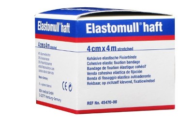 BENDA ELASTICA AUTOADESIVA ELASTOMULL HAFT COMPRESSIONE FORTE 4X400 CM - fitfarma.it