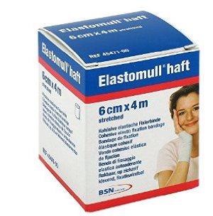 BENDA ELASTICA AUTOADESIVA ELASTOMULL HAFT COMPRESSIONE FORTE 6X400 CM - fitfarma.it