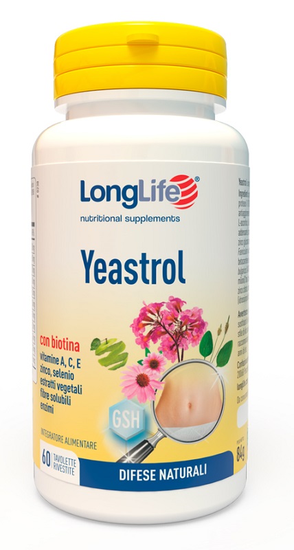 LONGLIFE YEASTROL 60 TAVOLETTE RIVESTITE - fitfarma.it