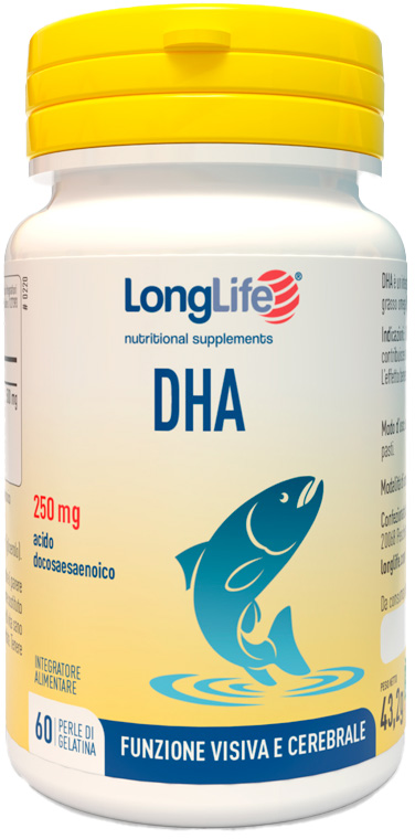 LONGLIFE DHA 200 MG 60 PERLE - fitfarma.it