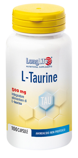 LONGLIFE LTAURINE 500 MG 100 CAPSULE - fitfarma.it