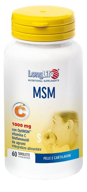 LONGLIFE MSM 1000 MG 60 TAVOLETTE - fitfarma.it