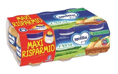 MELLIN OMOGENEIZZATO PERA 100 G 6 PEZZI - fitfarma.it