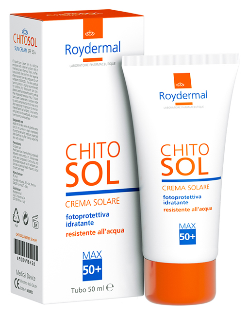CHITOSOL CREMA SOLARE FP 50+ TUBO 50 ML - fitfarma.it