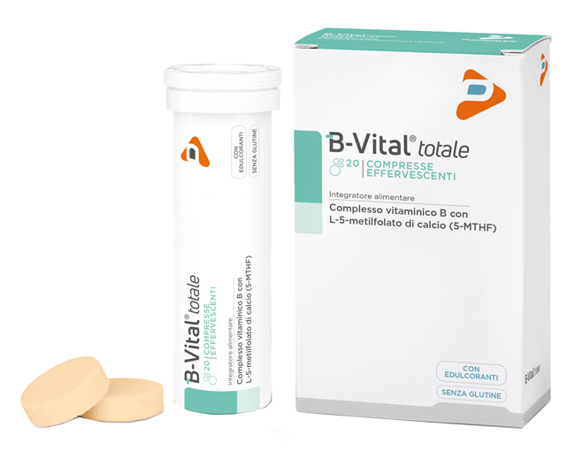 B-VITAL TOTALE ARANCIA 2 TUBI 10 COMPRESSE EFFERVESCENTI - fitfarma.it