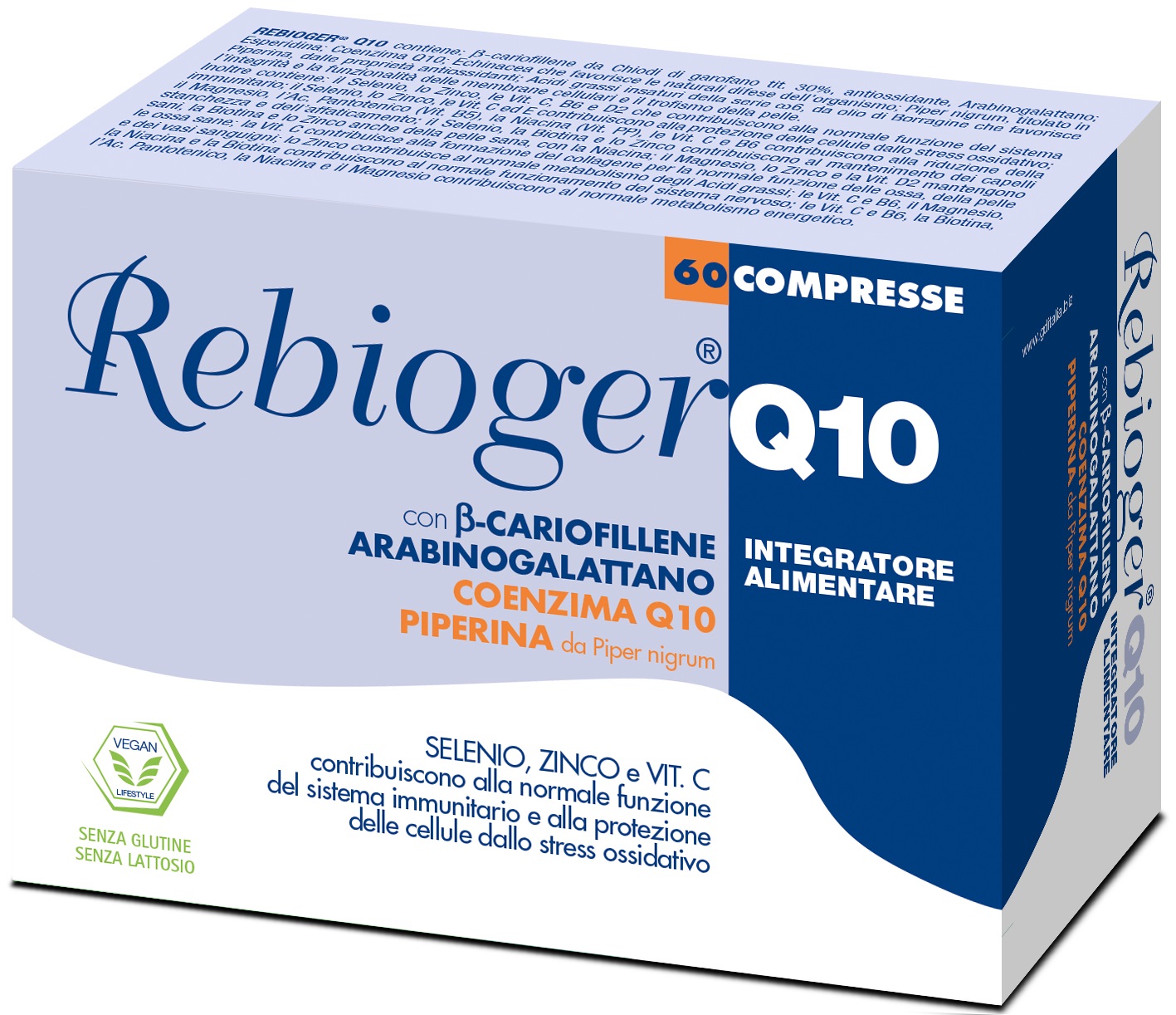 REBIOGER Q10 60 COMPRESSE - fitfarma.it