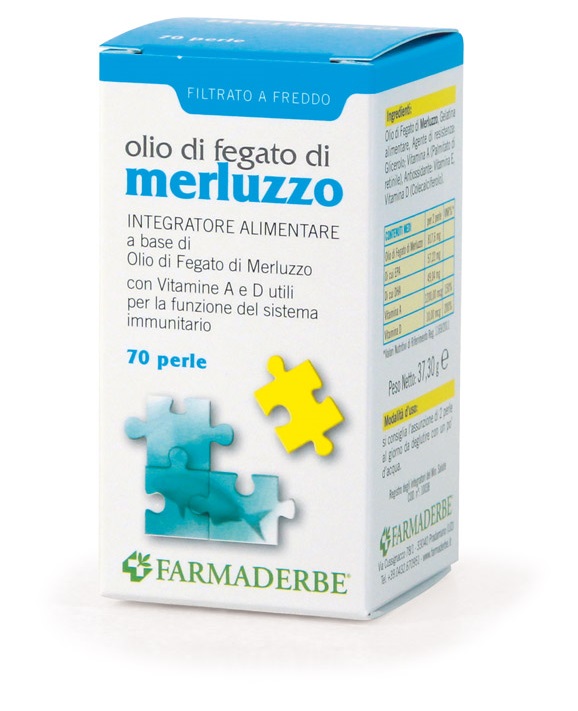 OLIO FEGATO DI MERLUZZO 200 PERLE - fitfarma.it