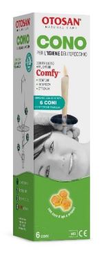 OTOSAN CONO IGIENE ORECCHIO+PROPOLI 6 PEZZI - fitfarma.it