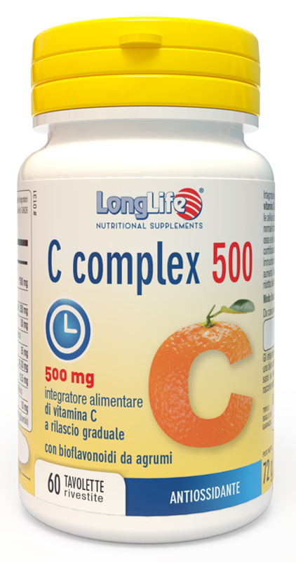 LONGLIFE C COMPLEX 500 TIME RELEASED 60 TAVOLETTE - fitfarma.it