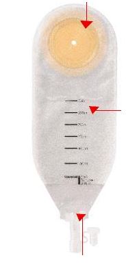 SACCA PER DRENAGGIO DELLE FERITE COLOPLAST CAPACITA' MINI 100ML 20 PEZZI ARTICOLO 2240 - fitfarma.it