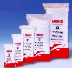 COTONE IDROFILO FARMEX INDIA SENZA LACCIO CONFEZIONE 500G - fitfarma.it