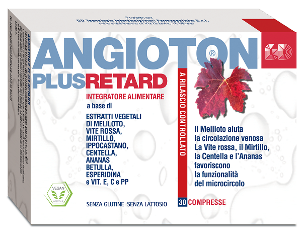 ANGIOTON PLUS RETARD 30 COMPRESSE - fitfarma.it