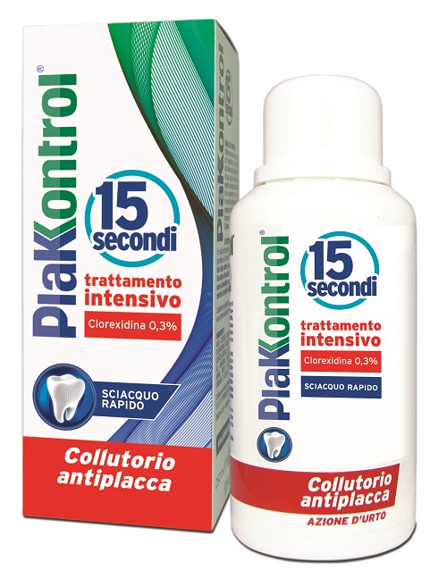 PLAKKONTROL 15 SECONDI COLLUTORIO 250 ML - fitfarma.it