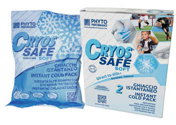 GHIACCIO ISTANTANEO CRYOS IN TESSUTO NON TESSUTO 18X13 CM 2 PEZZI - fitfarma.it