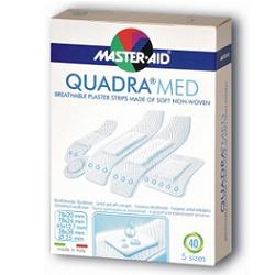 CEROTTO MASTER-AID QUADRA DERMOATTIVO FORMATI ASSORTITI 40 PEZZI - fitfarma.it