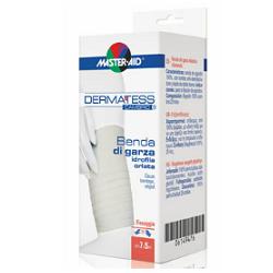 BENDA COMPRESSA ORLATA DI GARZA IDROFILA DERMATESS CAMBRIC 7X5 - fitfarma.it