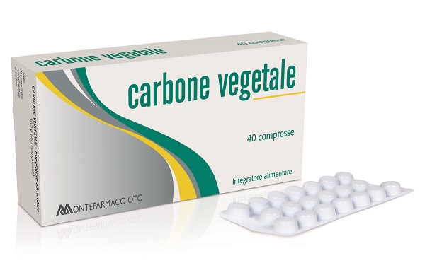 CARBONE VEGETALE 40 COMPRESSE - fitfarma.it
