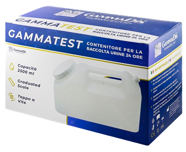 CONTENITORE STERILE PER LA RACCOLTA URINA GAMMASI 24H 2500 ML - fitfarma.it