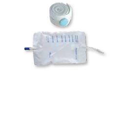SACCA RACCOGLI URINA DA GAMBA PER INCONTINENZA IN PVC 750 ML TUBO RACCORDO DIRITTO 30 CM+RUBINETTO SCARICO+VALVOLA ANTIREFLUSSO+2 FASCE A BOTTONI 10 PEZZI - fitfarma.it