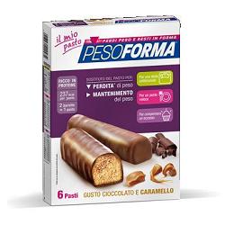 PESOFORMA BARRETTA CIOCCOLATO CARAMELLO 12 X 31 G - fitfarma.it