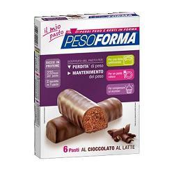 PESOFORMA BARRETTA CIOCCOLATO LATTE 12 X 31 G - fitfarma.it
