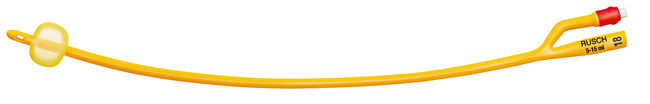 CATETERE FOLEY A MEDIA PERMANENZA  RUSCH GOLD PLUS A 2 VIE IN SILKOLATEX LATTICE-SILICONE PER ADULTO CH20 LUNGHEZZA 40 CM PUNTA CILINDRICA A 2 FORI PALLONCINO 30-50 ML 1 PEZZO - fitfarma.it