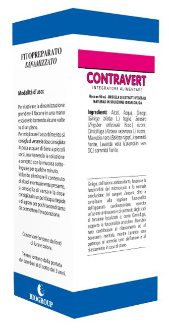 CONTRAVERT 50 ML SOLUZIONE IDROALCOLICA - fitfarma.it