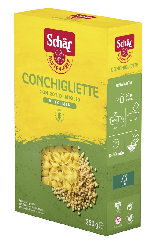 SCHAR CONCHIGLIE 250 G - fitfarma.it
