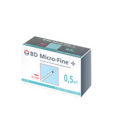 SIRINGA INSULINA BECTON DICKINSON 0,5 ML 100 UI AGO GAUGE 29 30 PEZZI - fitfarma.it