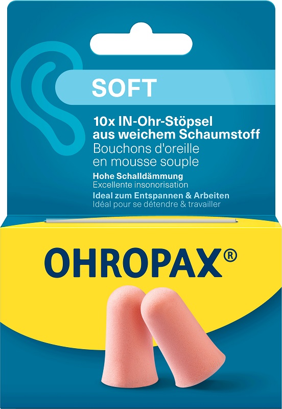 OHROPAX SOFT TAPPI AURICOLARI 10 PEZZI - fitfarma.it