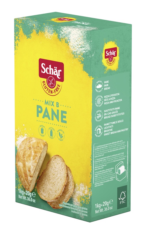 SCHAR MIX B PREPARATO PANE 1 KG - fitfarma.it