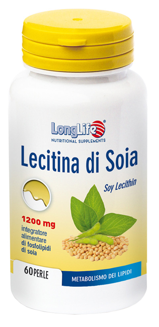 LONGLIFE LECITINA SOIA 60 PERLE - fitfarma.it
