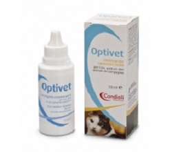 OPTIVET DETERGENTE PER OCCHI PER CANI E GATTI FLACONE 50 ML - fitfarma.it