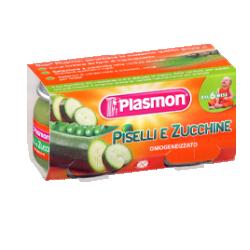 PLASMON OMOGENEIZZATO PISELLI ZUCCHINE 80 G X 2 PEZZI - fitfarma.it