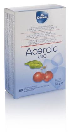 ACEROLA VITAMINA C 80 TAVOLETTE - fitfarma.it