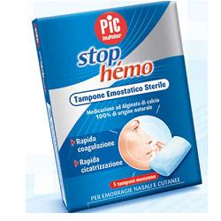 TAMPONE EMOSTATICO STERILE STOP HEMO 5BUSTE - fitfarma.it