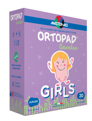 CEROTTO OCULARE PER ORTOTTICA ORTOPAD GIRLS JUNIOR 5X6,7 20 PEZZI - fitfarma.it
