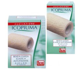 ICOPIUMA BENDA GARZA ELASTICA AUTOFISSANTE CM10X4MT 1 PEZZO - fitfarma.it