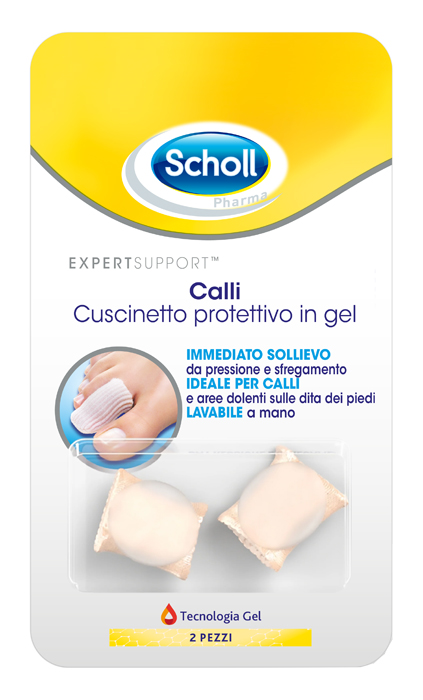 CUSCINETTI PROTETTIVI PER PIEDI CALLI SCHOLL GELACTIV 2 PEZZI - fitfarma.it