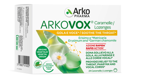 ARKOVOX MENTA/EUCALIPTO 24 CARAMELLE - fitfarma.it