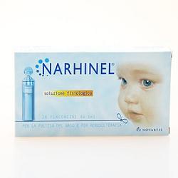 SOLUZIONE FISIOLOGICA PER ASPIRATORE NASALE NARHINEL 20 FIALE DA 5ML - fitfarma.it