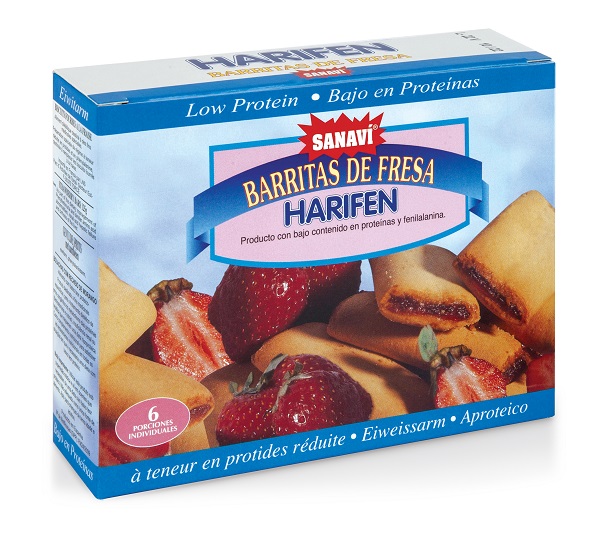 HARIFEN SNACK FRAGOLA 125 G - fitfarma.it