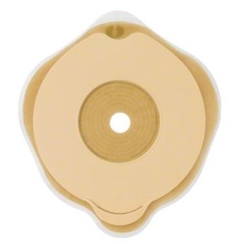 PLACCA PIANA FLEXIMA KEY 60 MM CON PROTETTORE CUTANEO IDROCOLLOIDALE E FLANGIA 5 PEZZI - fitfarma.it