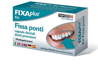 CEMENTO PROVVISORIO PER PONTI FIXAPLUS KIT 1 PEZZO - fitfarma.it